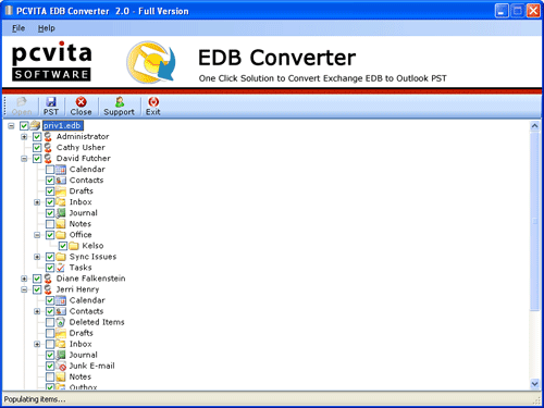 EDB to PST File 2.3